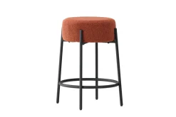Fjôrd Barstoel Tucson Rood Bouclé