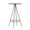 Fjôrd Bartafel Bistro Ø60cm Zwart Mdf Met Fineer