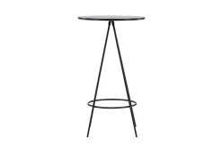 Fjôrd Bartafel Bistro Ø60cm Zwart Mdf Met Fineer