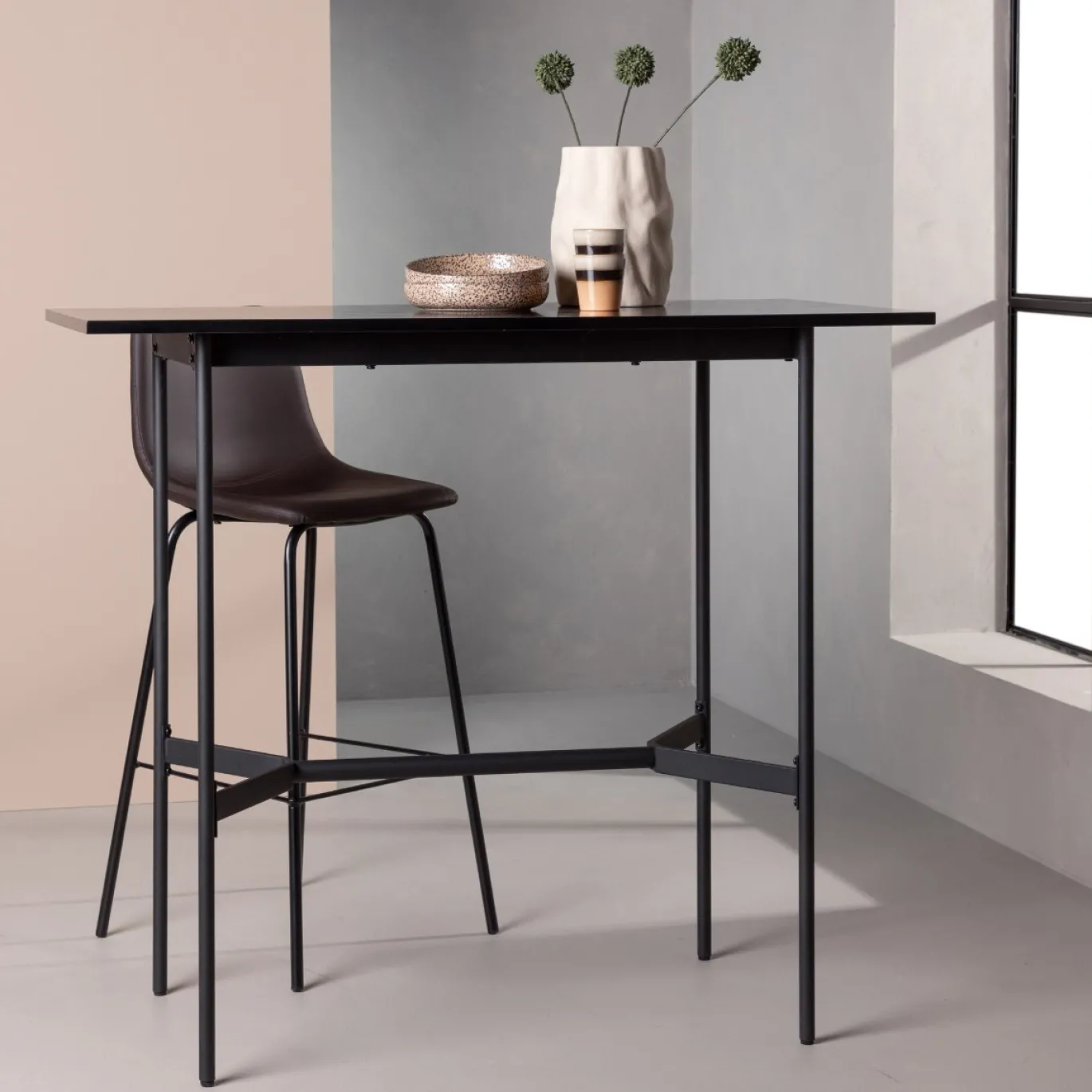 Fjôrd Bartafel Rax 120x60 Zwart Mdf