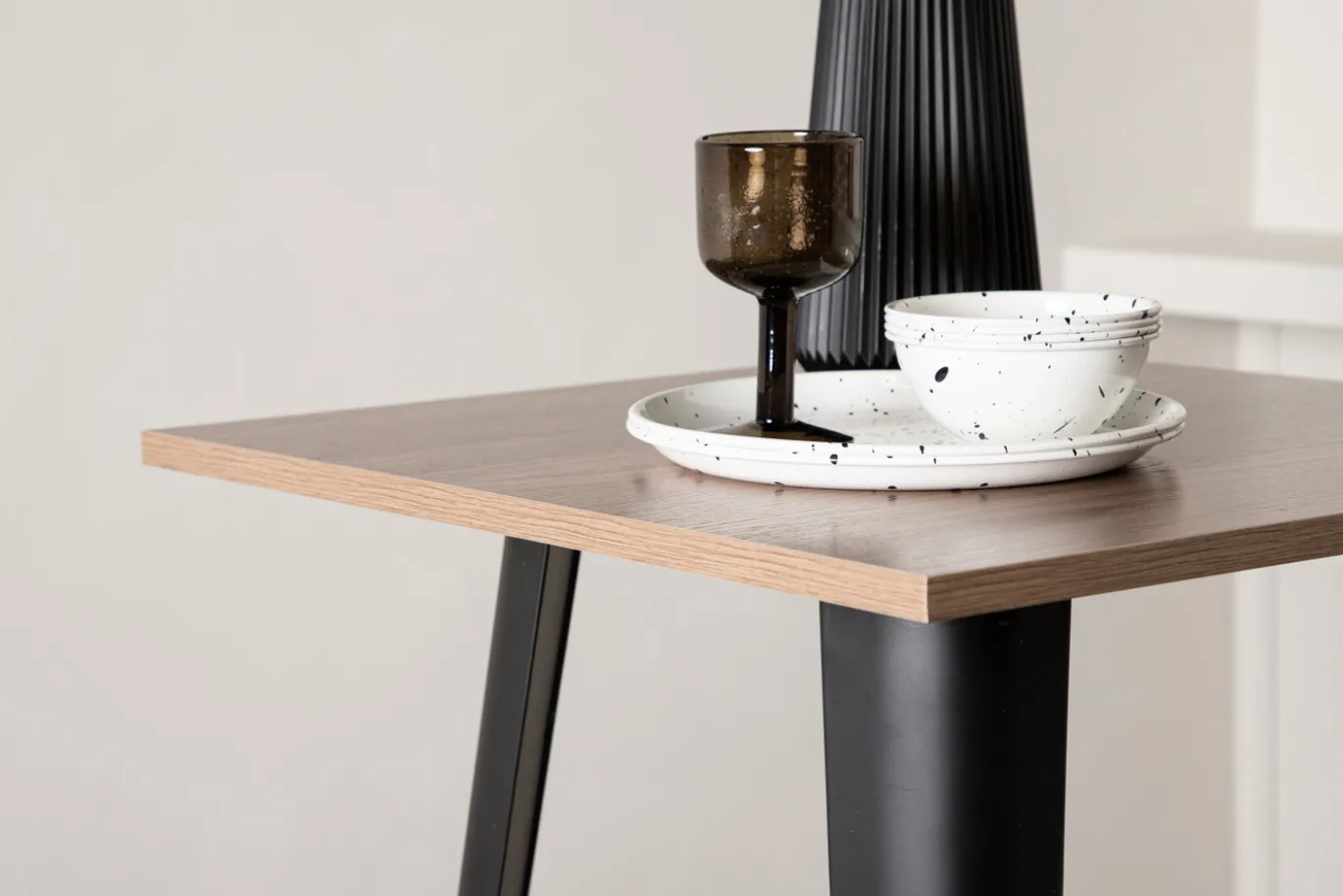 Fjôrd Bartafel Tempe Zwart Naturel Mdf