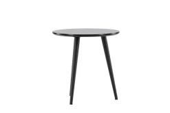 Fjôrd Bijzettafel Askim Zwart ⌀48cm
