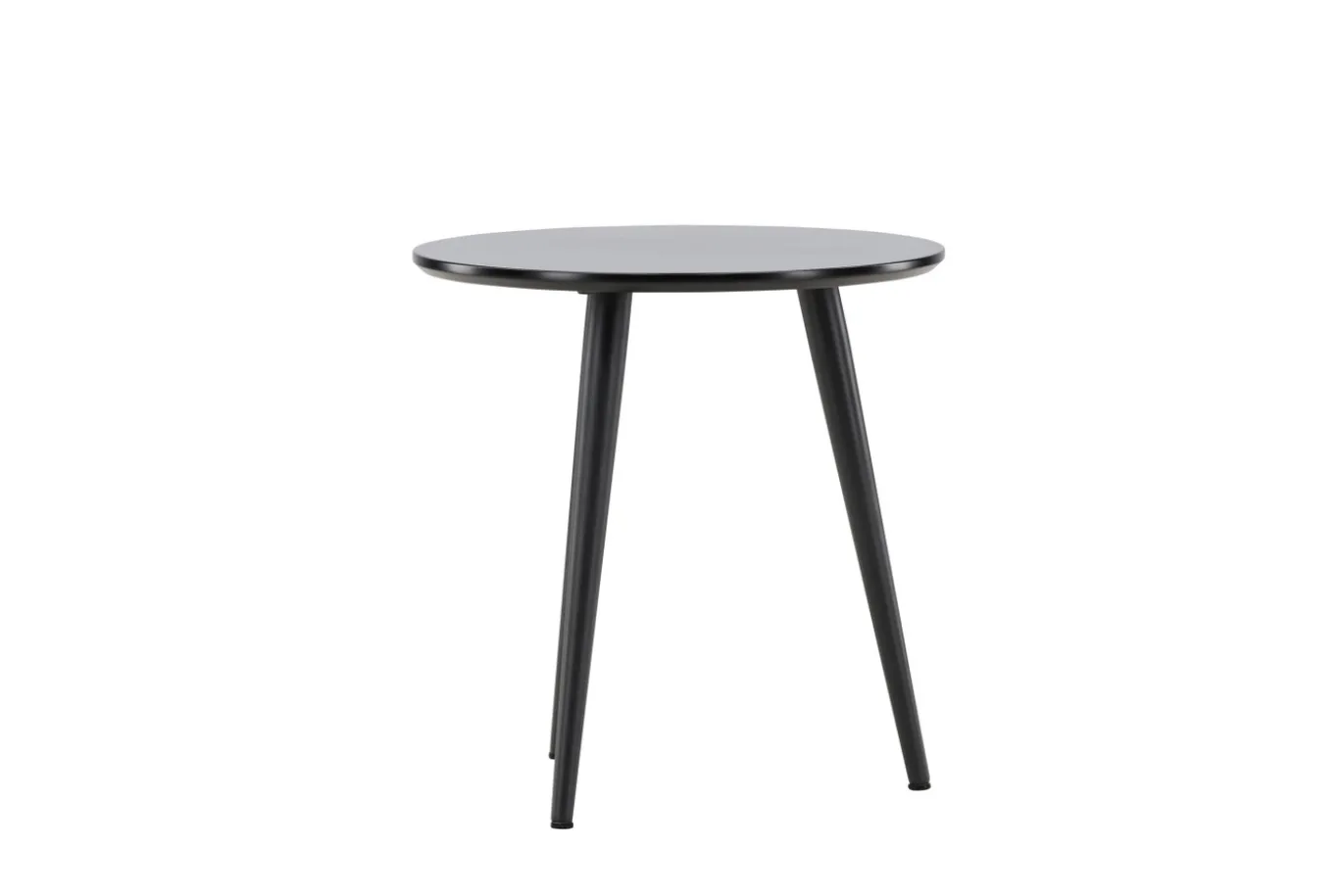 Fjôrd Bijzettafel Askim Zwart ⌀48cm