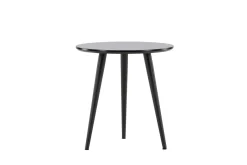 Fjôrd Bijzettafel Askim Zwart ⌀48cm