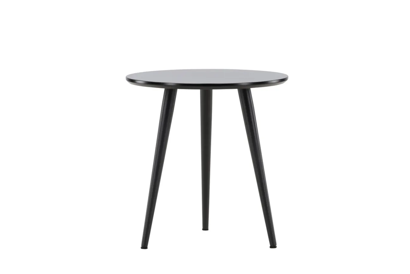 Fjôrd Bijzettafel Askim Zwart ⌀48cm