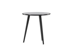 Fjôrd Bijzettafel Askim Zwart ⌀48cm