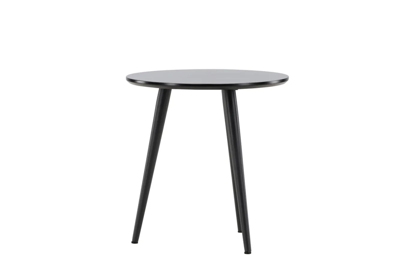 Fjôrd Bijzettafel Askim Zwart ⌀48cm