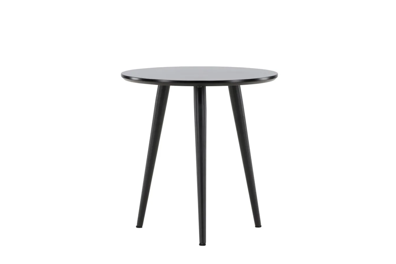 Fjôrd Bijzettafel Askim Zwart ⌀48cm