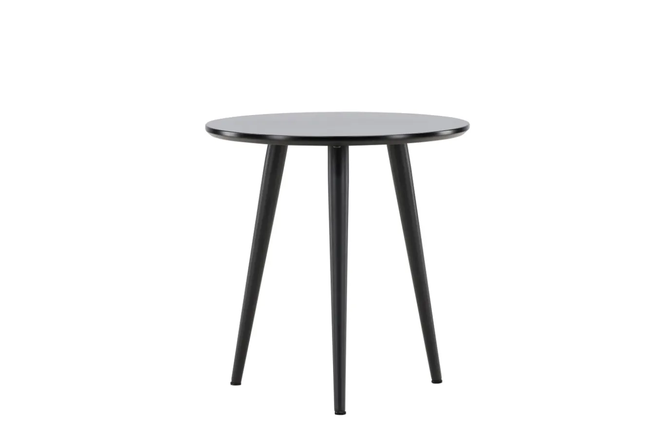 Fjôrd Bijzettafel Askim Zwart ⌀48cm