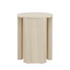 Fjôrd Bijzettafel Bristol Whitewash ⌀40cm