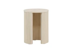Fjôrd Bijzettafel Bristol Whitewash ⌀40cm