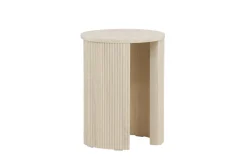Fjôrd Bijzettafel Bristol Whitewash ⌀40cm