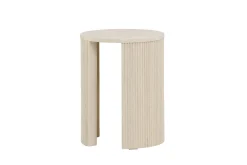 Fjôrd Bijzettafel Bristol Whitewash ⌀40cm