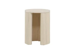 Fjôrd Bijzettafel Bristol Whitewash ⌀40cm