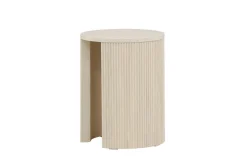 Fjôrd Bijzettafel Bristol Whitewash ⌀40cm