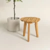 Fjôrd Bijzettafel Chania Naturel Acaciahout Ø40cm
