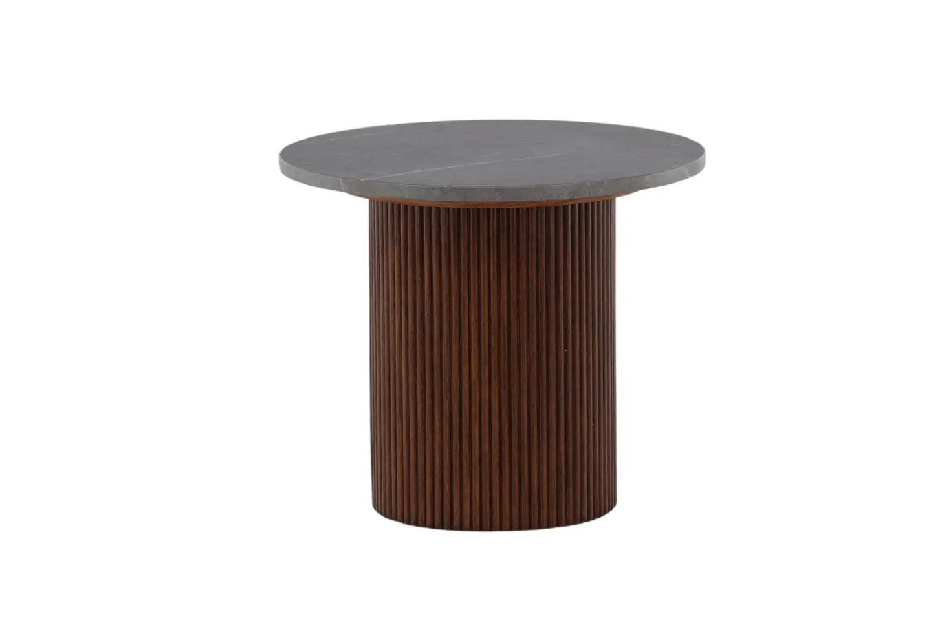 Fjôrd Bijzettafel Härön Donkergrijs Marmerlook 52cm