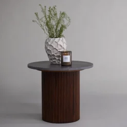 Fjôrd Bijzettafel Härön Donkergrijs Marmerlook 52cm