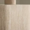 Fjôrd Bijzettafel Klirou Beige Travertinlook 40x40cm