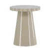 Fjôrd Bijzettafel Krull Beige ⌀45cm