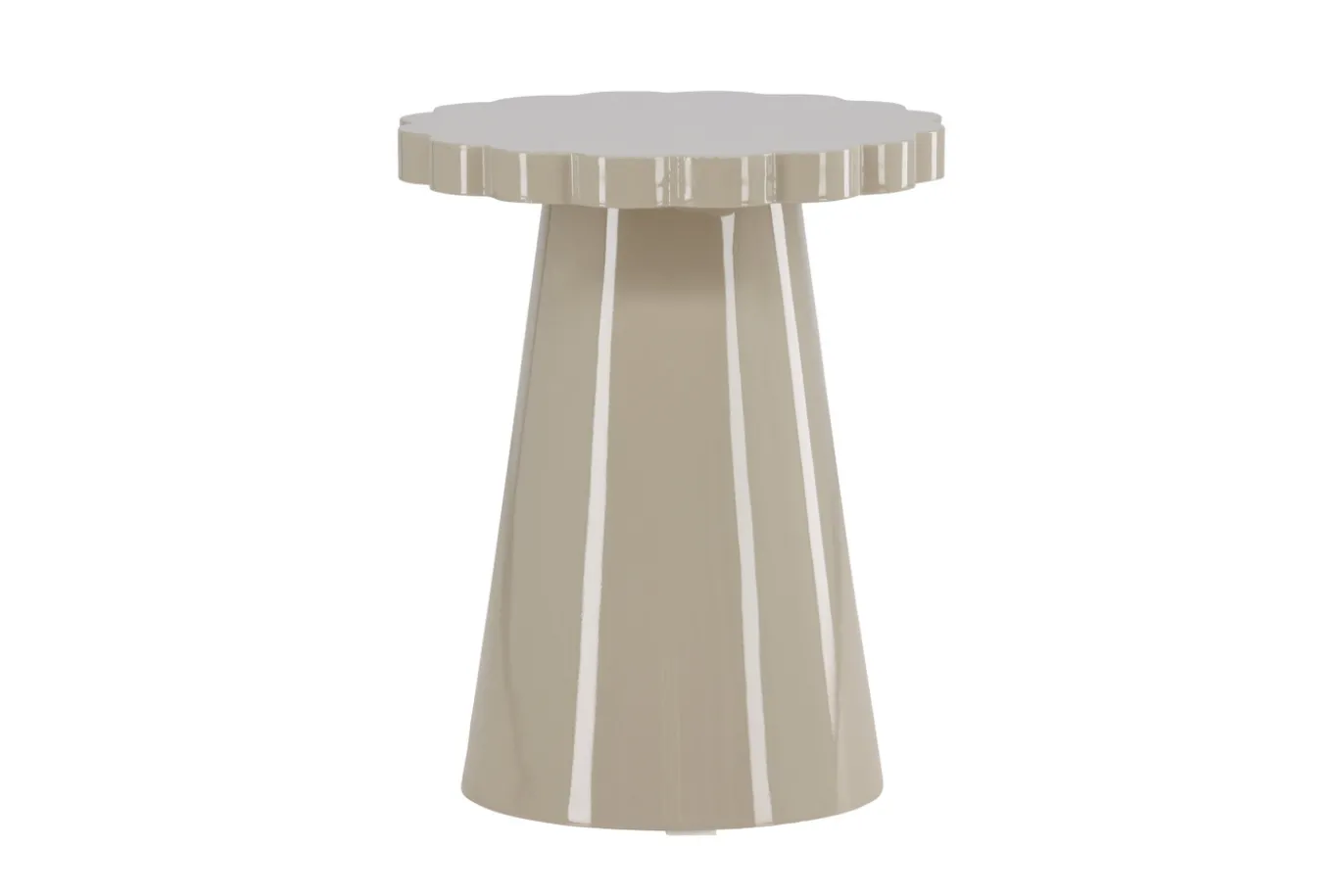 Fjôrd Bijzettafel Krull Beige ⌀45cm