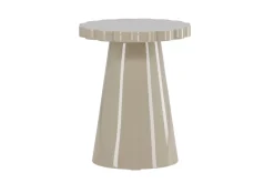 Fjôrd Bijzettafel Krull Beige ⌀45cm