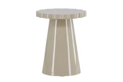 Fjôrd Bijzettafel Krull Beige ⌀45cm