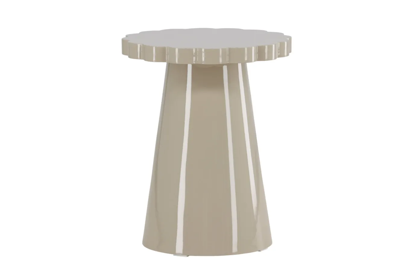 Fjôrd Bijzettafel Krull Beige ⌀45cm