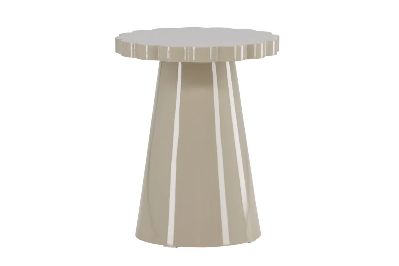 Fjôrd Bijzettafel Krull Beige ⌀45cm