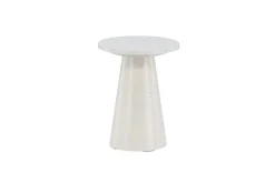 Fjôrd Bijzettafel Lanzo Glossy Wit ⌀35cm