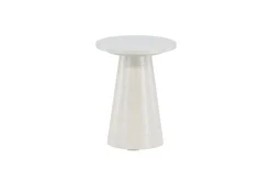 Fjôrd Bijzettafel Lanzo Glossy Wit ⌀35cm
