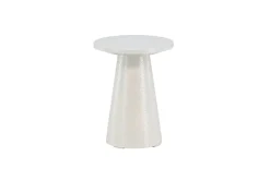 Fjôrd Bijzettafel Lanzo Glossy Wit ⌀35cm
