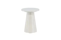 Fjôrd Bijzettafel Lanzo Glossy Wit ⌀35cm