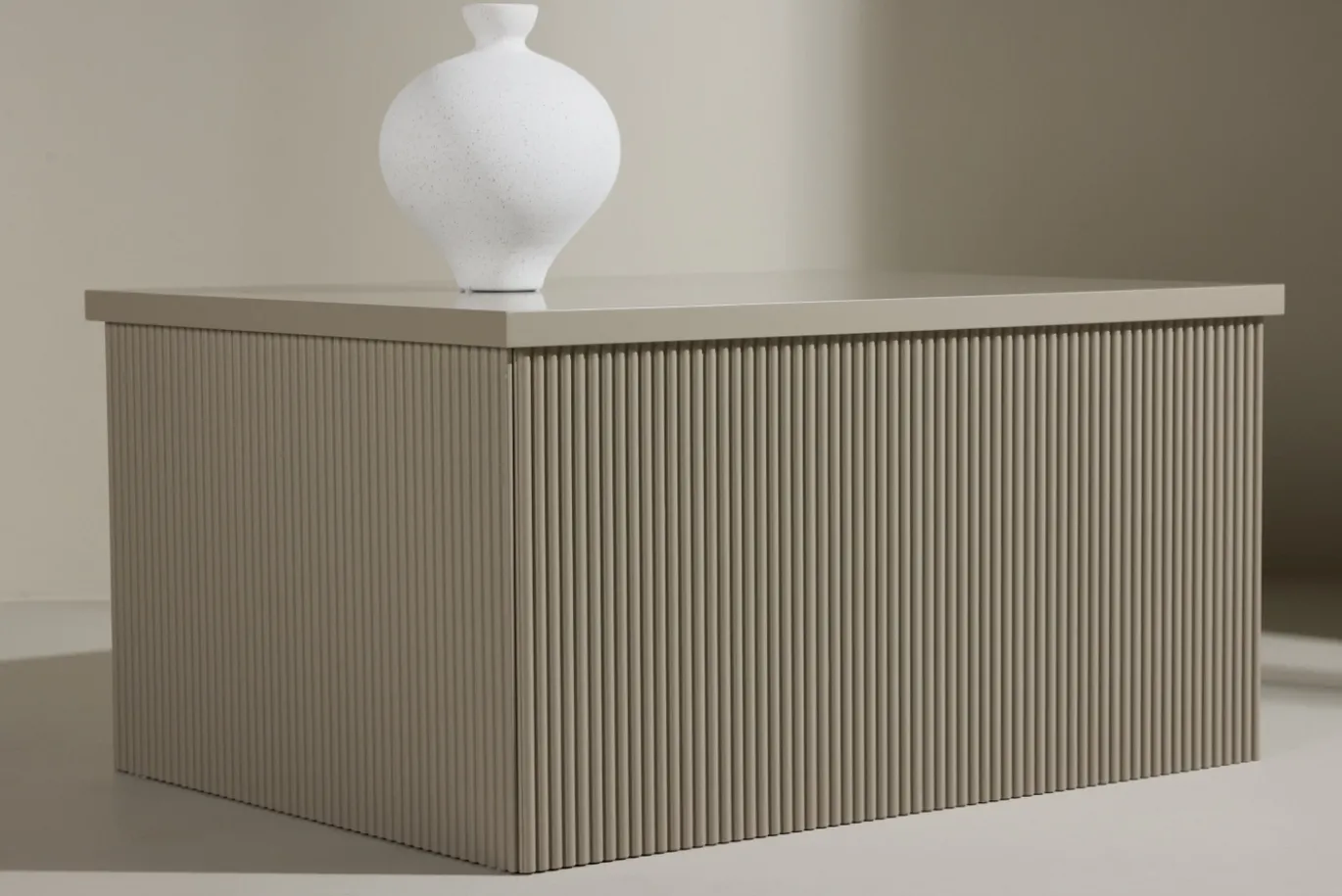 Fjôrd Bijzettafel Lenox Beige 80x60cm