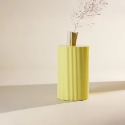 Fjôrd Bijzettafel Lenox Geel ø30,5cm