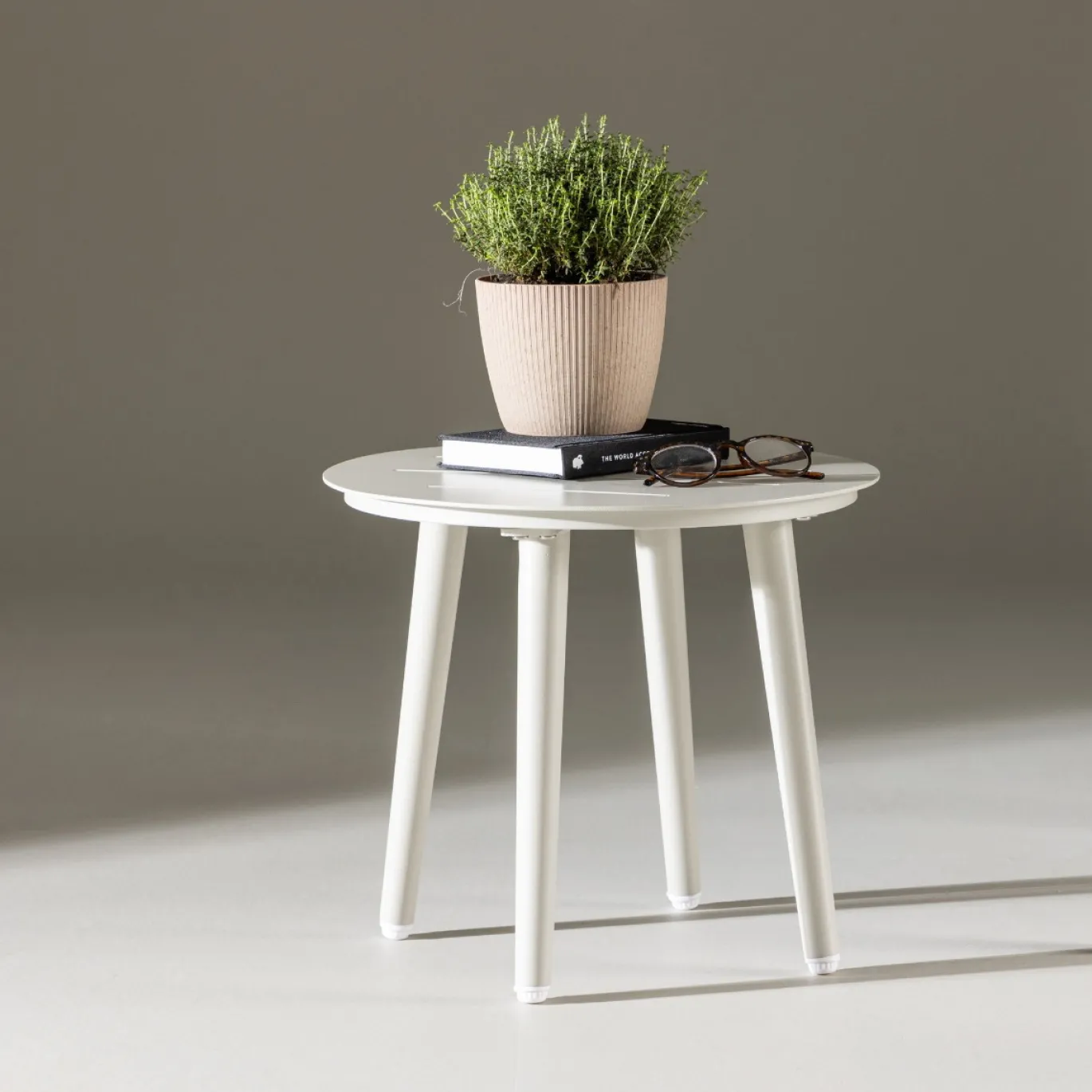 Fjôrd Bijzettafel Lina Ø40cm Beige