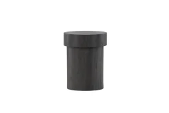 Fjôrd Bijzettafel Malung Zwart ⌀35cm