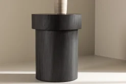 Fjôrd Bijzettafel Malung Zwart ⌀35cm