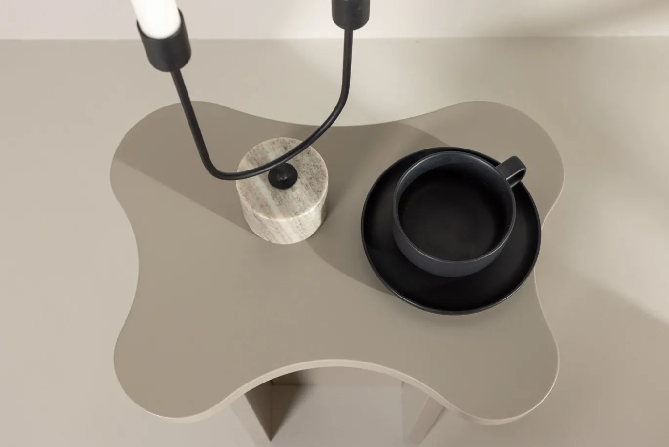 Fjôrd Bijzettafel Molde Taupe MDF