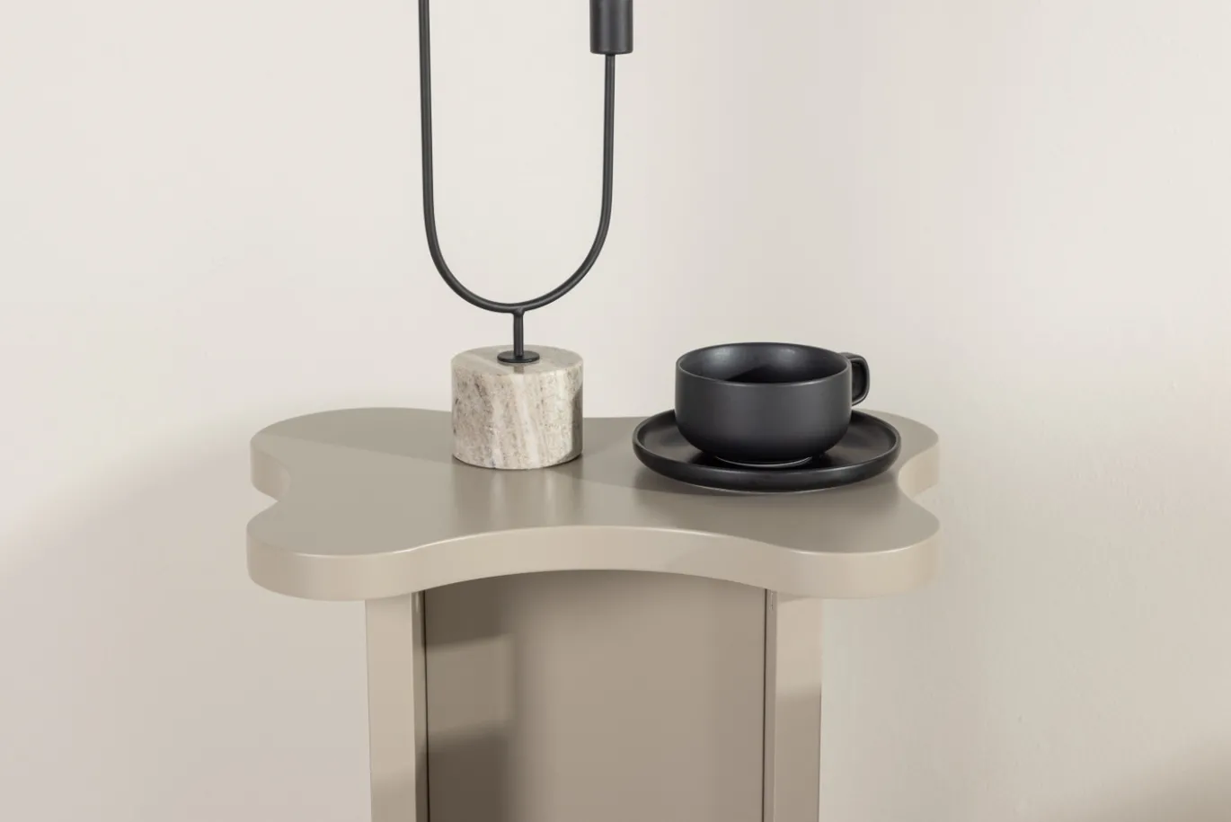 Fjôrd Bijzettafel Molde Taupe MDF