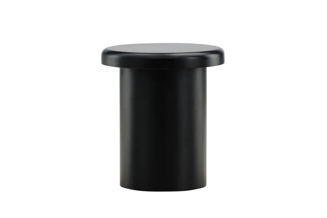 Fjôrd Bijzettafel Namsos Ø40cm Zwart MDF
