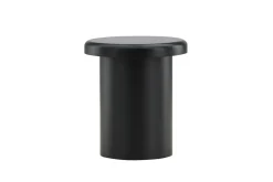 Fjôrd Bijzettafel Namsos Ø40cm Zwart MDF