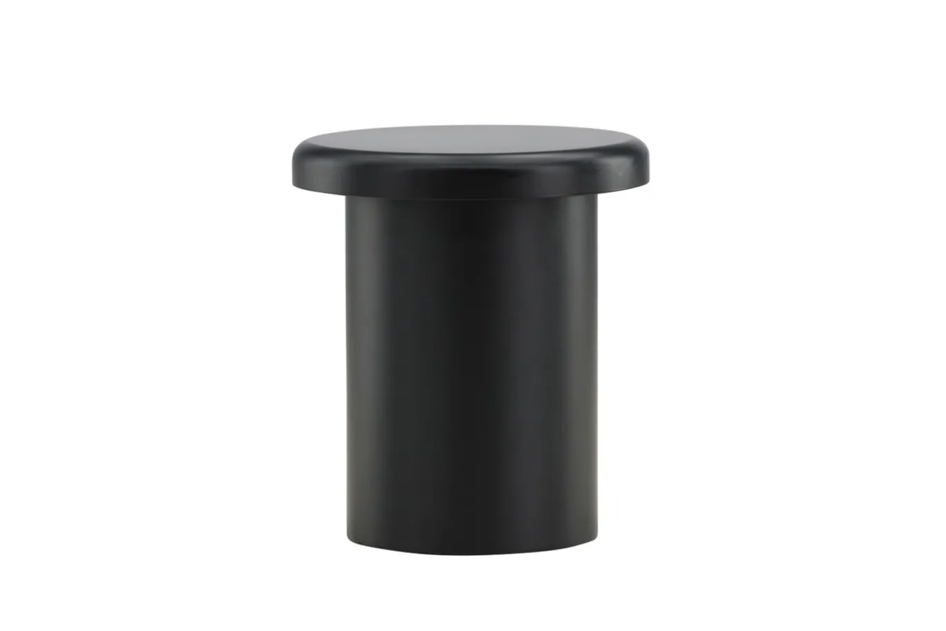 Fjôrd Bijzettafel Namsos Ø40cm Zwart MDF