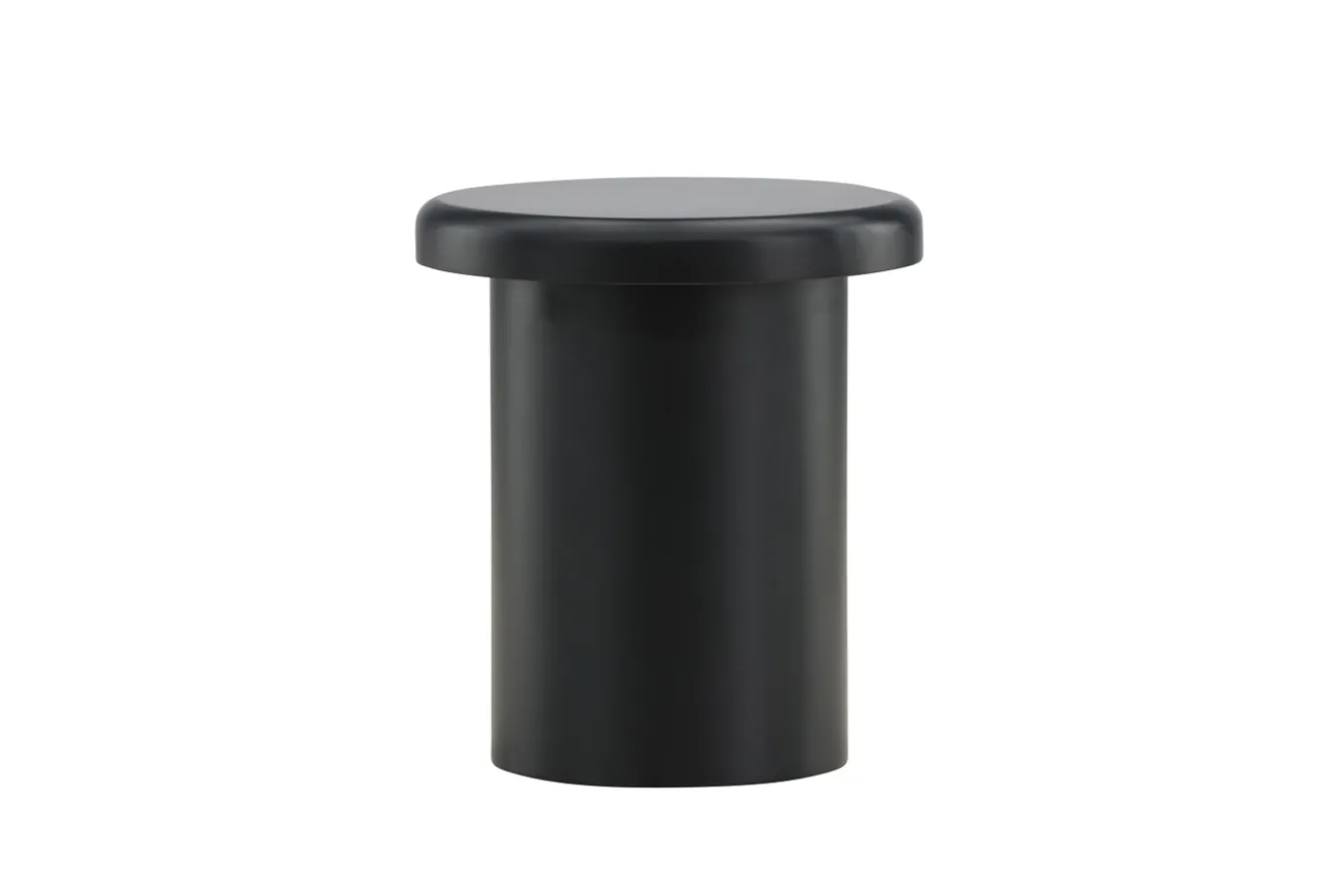 Fjôrd Bijzettafel Namsos Ø40cm Zwart MDF
