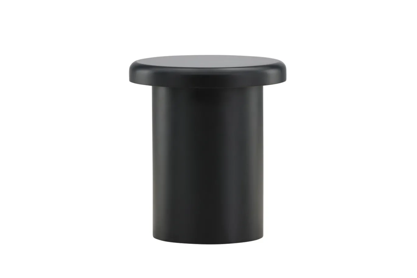 Fjôrd Bijzettafel Namsos Ø40cm Zwart MDF