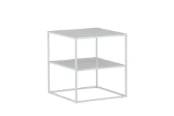 Fjôrd Bijzettafel Netz 60x55cm Wit