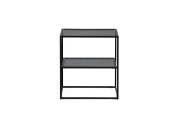 Fjôrd Bijzettafel Netz 60x55cm Zwart