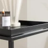 Fjôrd Bijzettafel Porto Zwart 45x45cm
