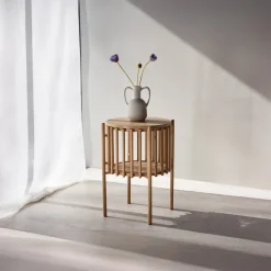 Fjôrd Bijzettafel Rubbo Naturel ⌀45cm