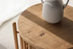 Fjôrd Bijzettafel Rubbo Naturel ⌀45cm